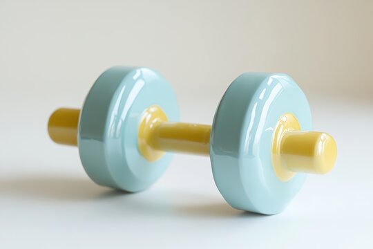 pastel color dumble on white background