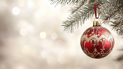 Christmas banner. Empty space for text.