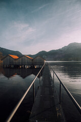 Bayerische Berge am See