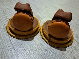 Macarons au chocolat