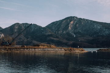 Bayerische Berge am See