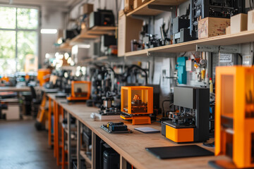 Exploring creative possibilities in a vibrant makerspace with advanced printers