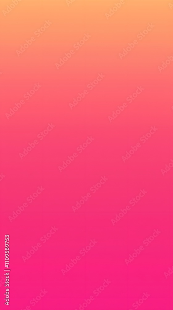 Wall mural gradient background transitioning smoothly from warm yellow to pink, minimalist abstract backdrop
