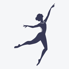 dancer silhouette vector art and illustration