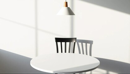 white chair in a room