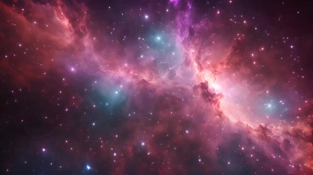 Amazing Space Nebula and Stars