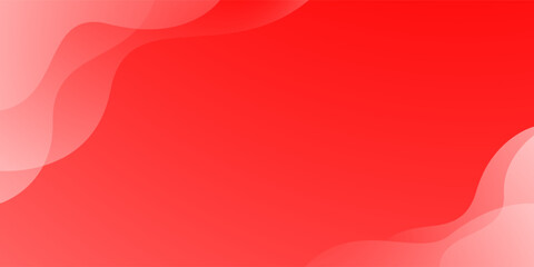 Red with white wave shadow overlap modern background for corporate concept, template, poster, brochure, website, flyer design. Vector illustration