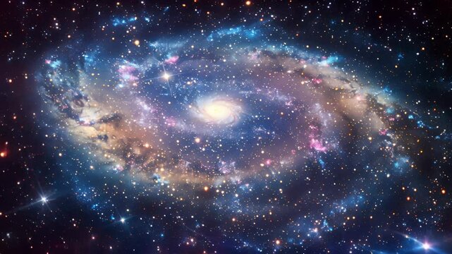 Journey through a Spiral Galaxy: Exploring the Wonders of the Universe