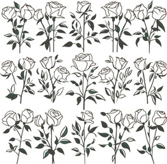seamless pattern with flowers