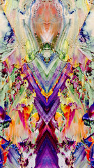 Abstract art background . Hand painting artwork on canvas .