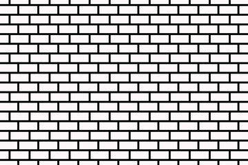 Black and white brick texture. Brick wall pattern design.