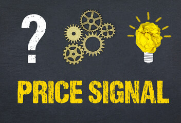 Obraz premium Price Signal 