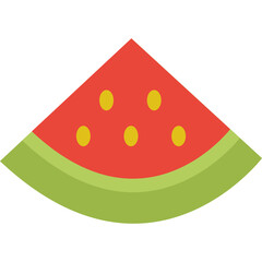 Watermelon Slice Fruits Vector