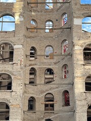 A building undergoing construction