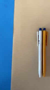 4 Ball Pens on Two Register