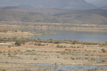 Barrage El Mansour Eddahbi, Ouarzazate Lake, Morocco