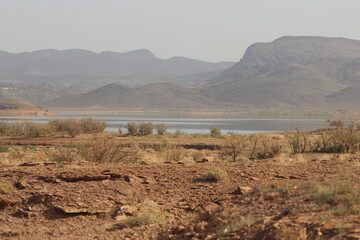 Barrage El Mansour Eddahbi, Ouarzazate Lake, Morocco