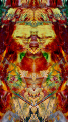 Abstract art background . Hand painting artwork on canvas .