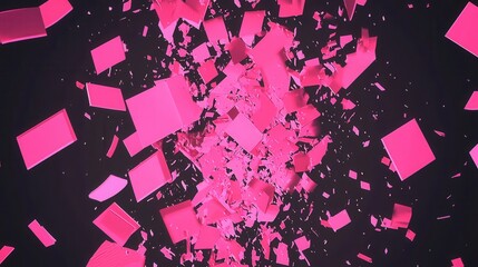 Obraz premium Seamless Red Heart Pattern Vector Illustration for Valentine's Day and Christmas Decorations