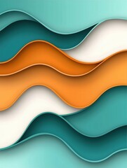 Obraz premium abstract colorful wavy background