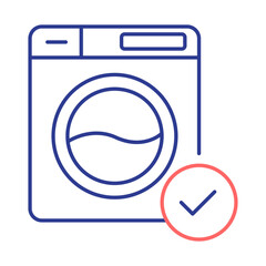 Washable &ndash; Washing Machine Representing Easy Cleaning and Reusability