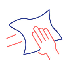 Spot Cleaning – Hand with Cloth Representing Easy Cleaning and Maintenance