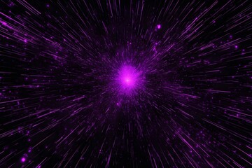 Fototapeta premium A stunning exhibition of vibrant purple neon fireworks lighting up the darkness.