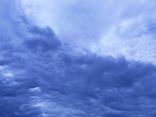 Obraz premium Storm clouds in the sky.