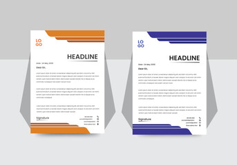 Creative Modern Business Corporate Letterhead Design template