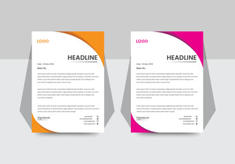 Creative Modern Business Corporate Letterhead Design template