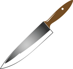 Chef's Knife Vector Design