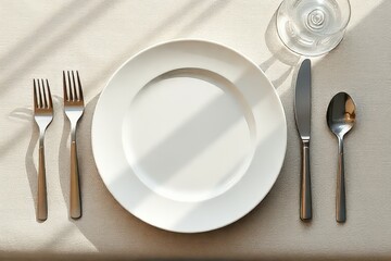 Elegant table setting featuring ceramic plates and glasses perfect for family gatherings