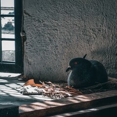pigeon on the fence