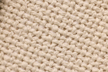 A CloseUp Image of Textured Beige Fabric Perfect for Design Inspiration in Various Projects