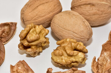 photos of walnuts with a natural shell