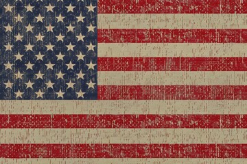 American flag for patriotic holidays  Memorial Day  4th of July.