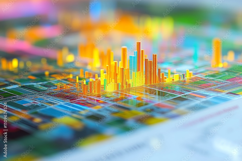 Poster explore how gis and data visualization enhance spatial data interpretation for geographic zones, ena