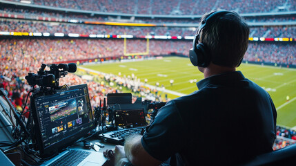 Sports Broadcast Technician Live Event  Stadium  Television Production
