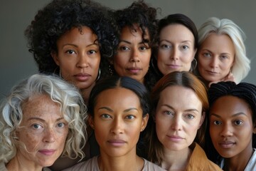 Diverse women celebrate International Womens Day with confidence and equity.