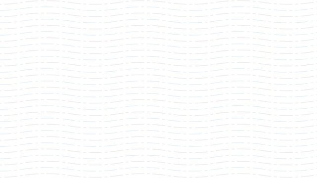 Waving lines motion background with blue and grey pattern seamless loop animation white video background