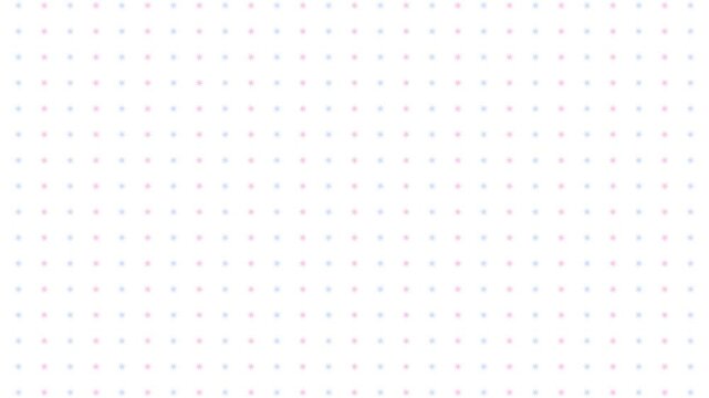 Rotated pattern motion background with blue and red stars pattern seamless loop animation white video background