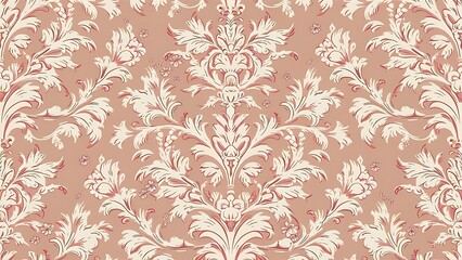 Classic seamless vector pattern. Damask orient ornament. Classic vintage light pink white background. Orient pattern for fabric, wallpapers and packaging