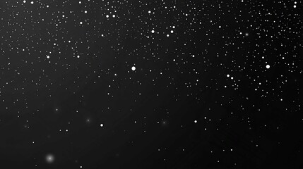 Obraz premium Starry Night Sky Abstract with Snowfall and Galaxy Dust