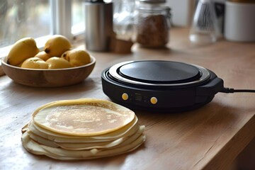 Simple Crepe Maker for Easy Storage