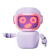 Assistance Bot - Point Right - Amazed Negative