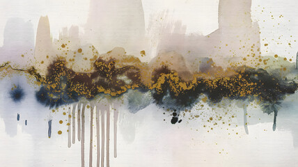 Abstract watercolor washes with subtle textures.