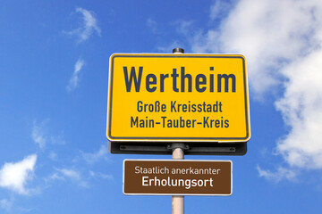 Wertheim, Große Kreisstadt, Main-Tauber-Kreis, Staatlich anerkannter Erholungsort, (Symbolbild)