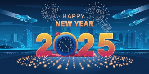 Happy New Year Greetings, New Year 2025