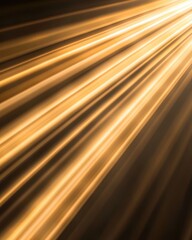 Radiant Sun Rays Creating a Dazzling Light Overlay in Darkness