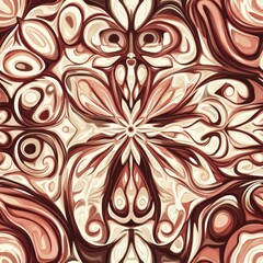 Intricate Floral Abstract Pattern Design
